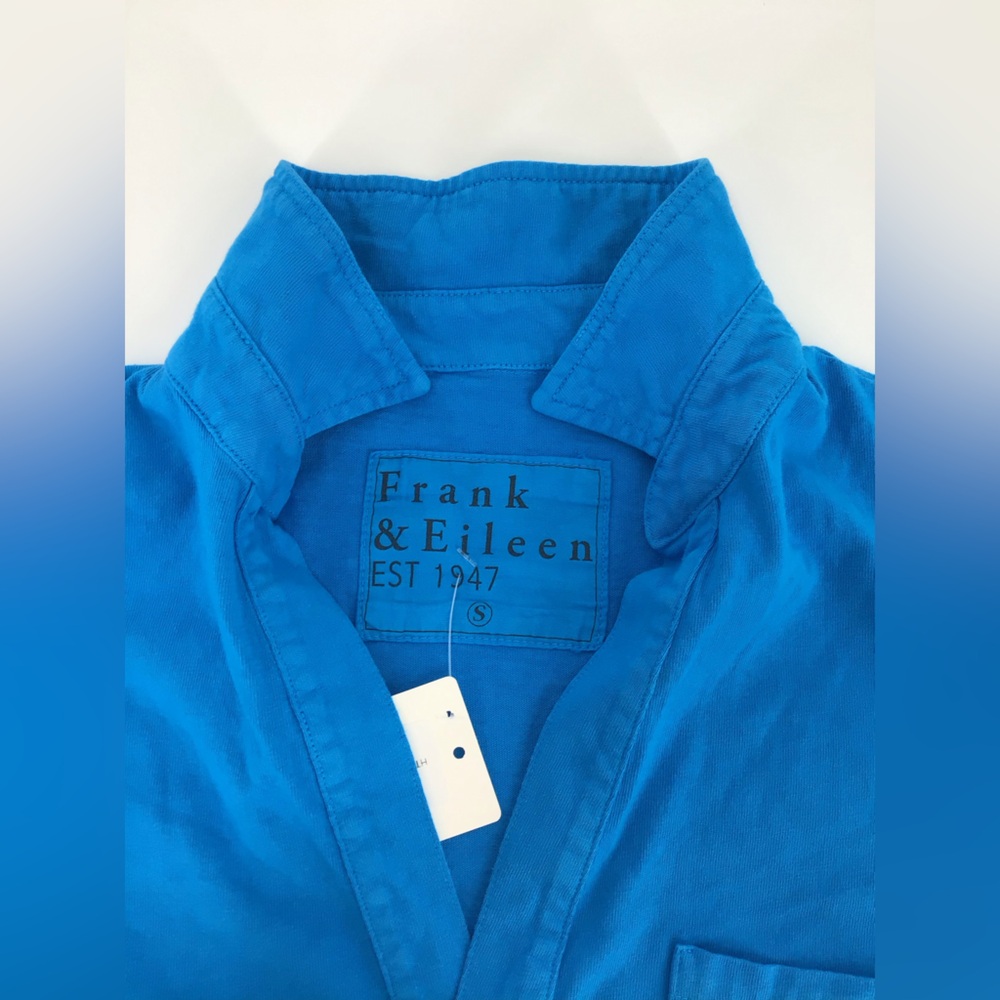 Frank & Eileen Bright Blue Button-Up Shirt - Picture 3 of 6